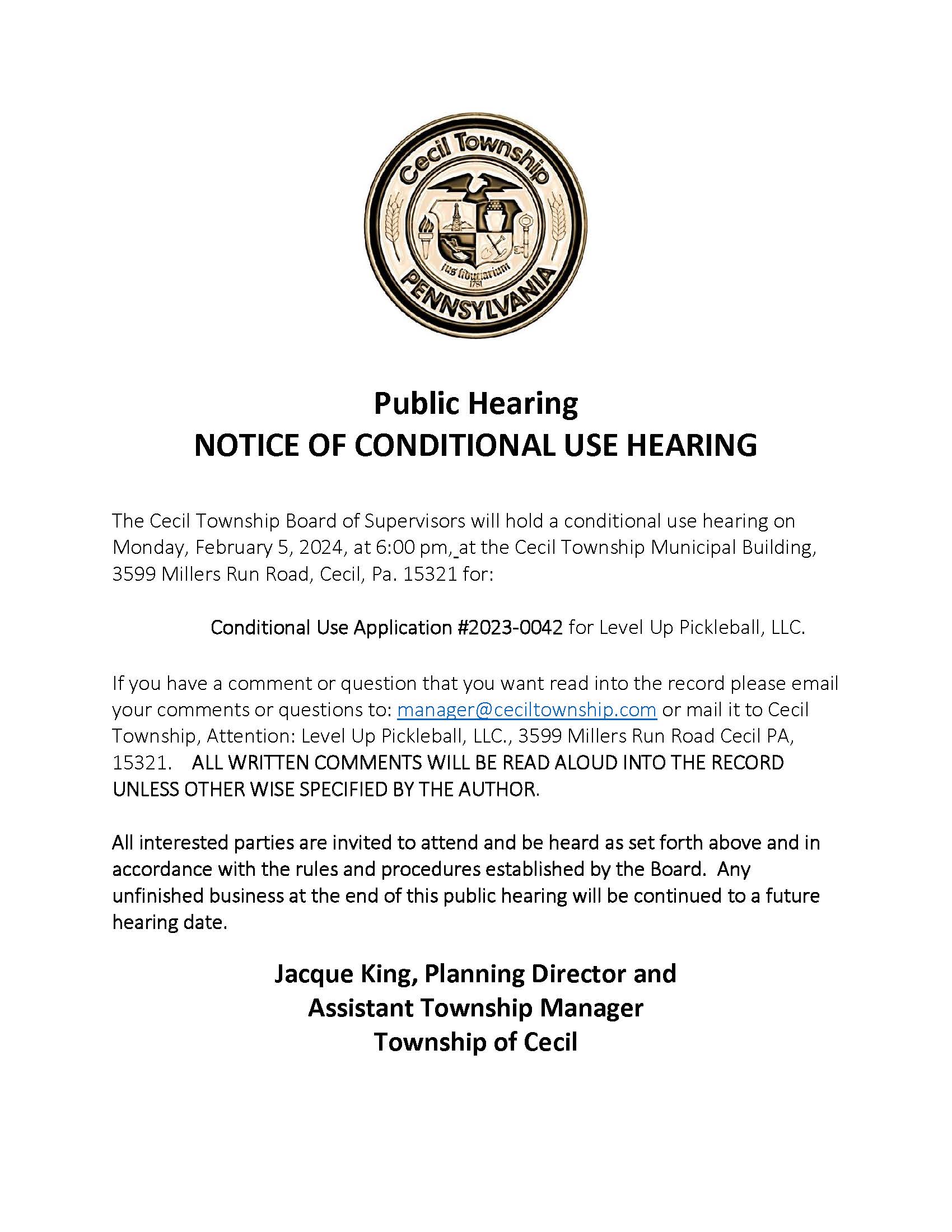 Conditional Use Hearing 02052024 (002)