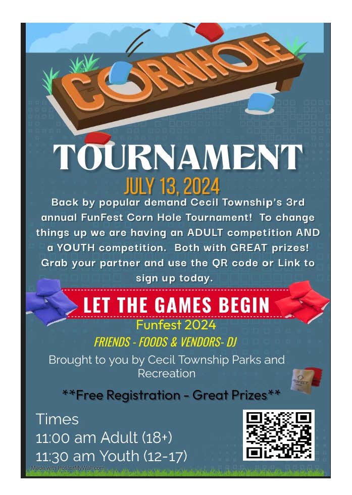 Cornhole 2024 Flyer