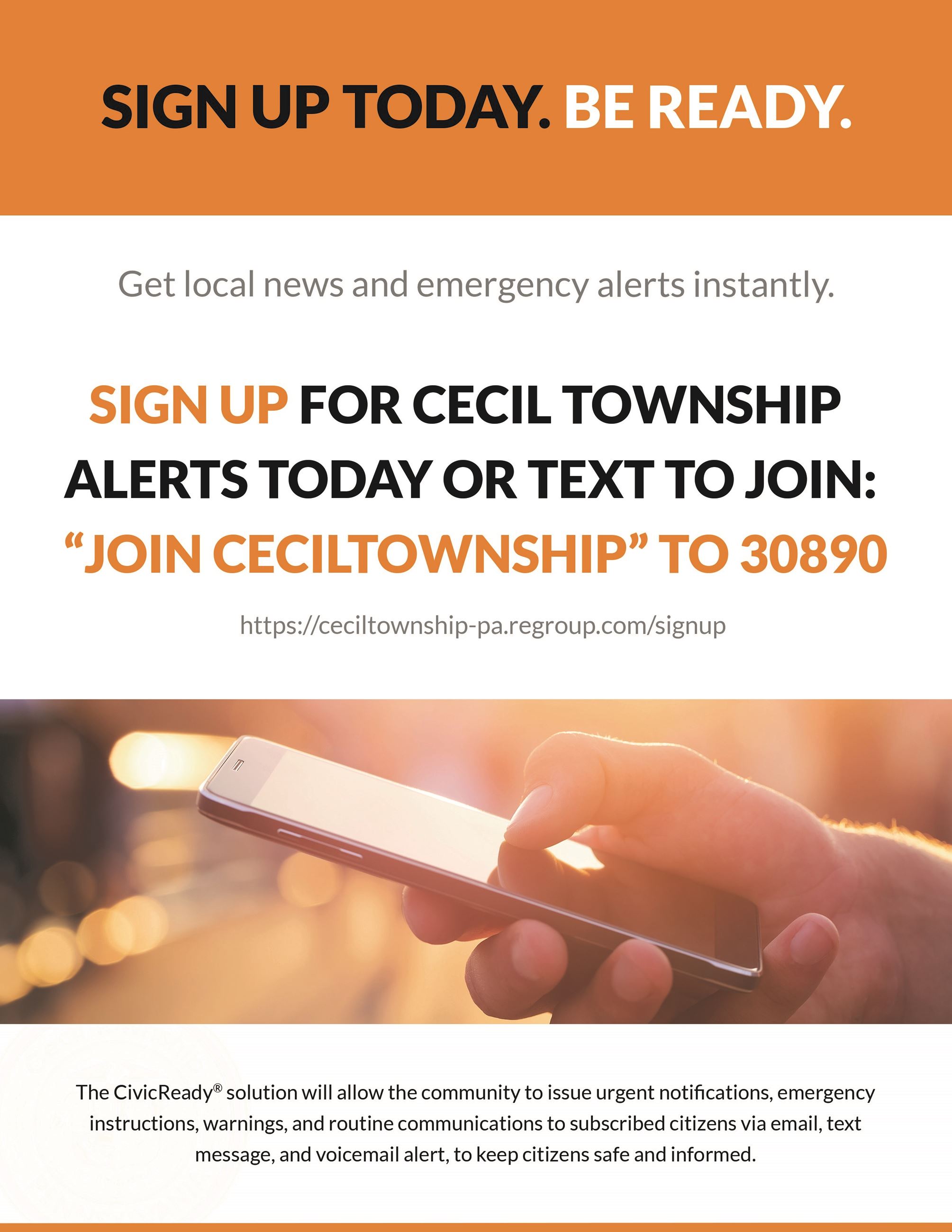 PA - Cecil Township - Flyer