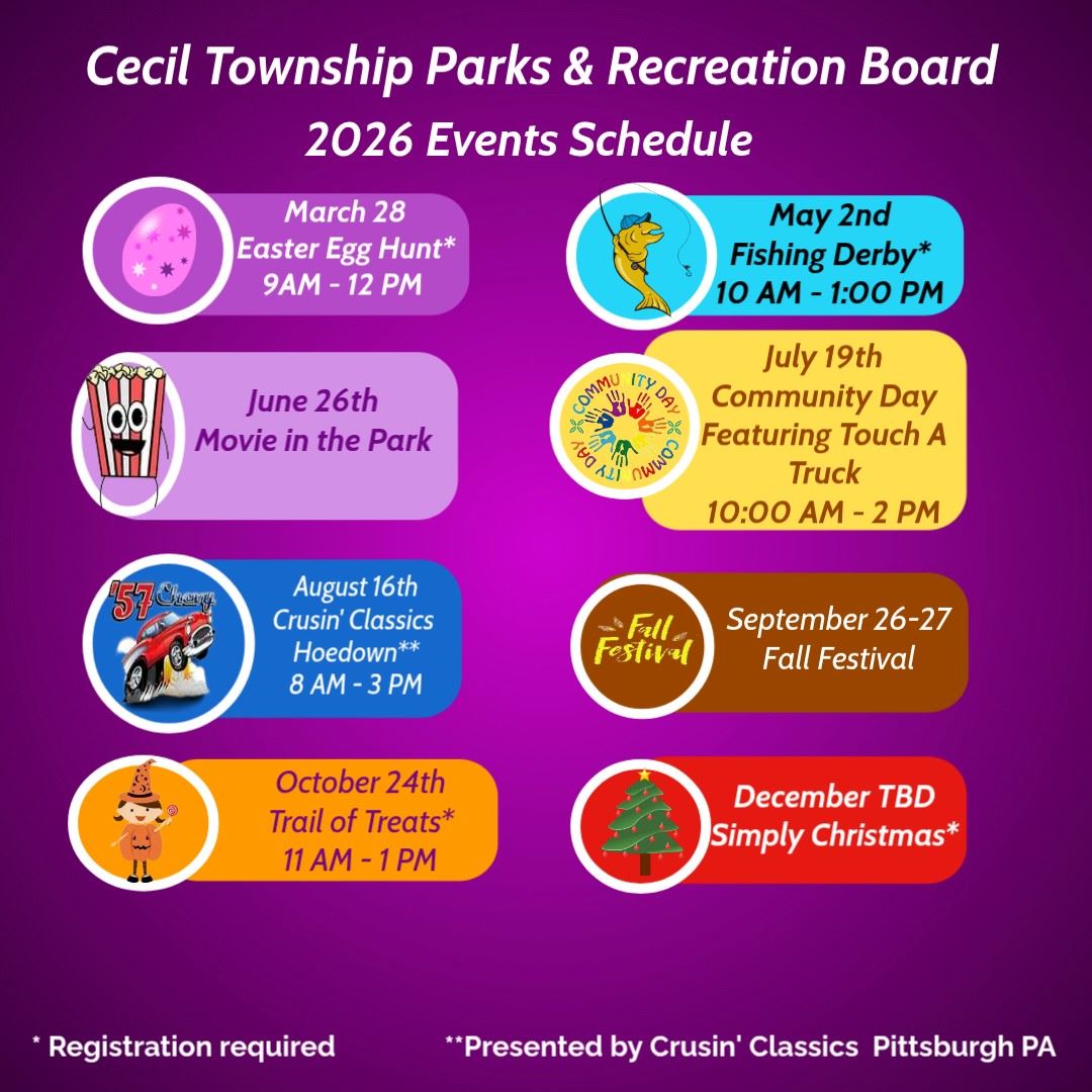 2026 Parks and Rec Schedule