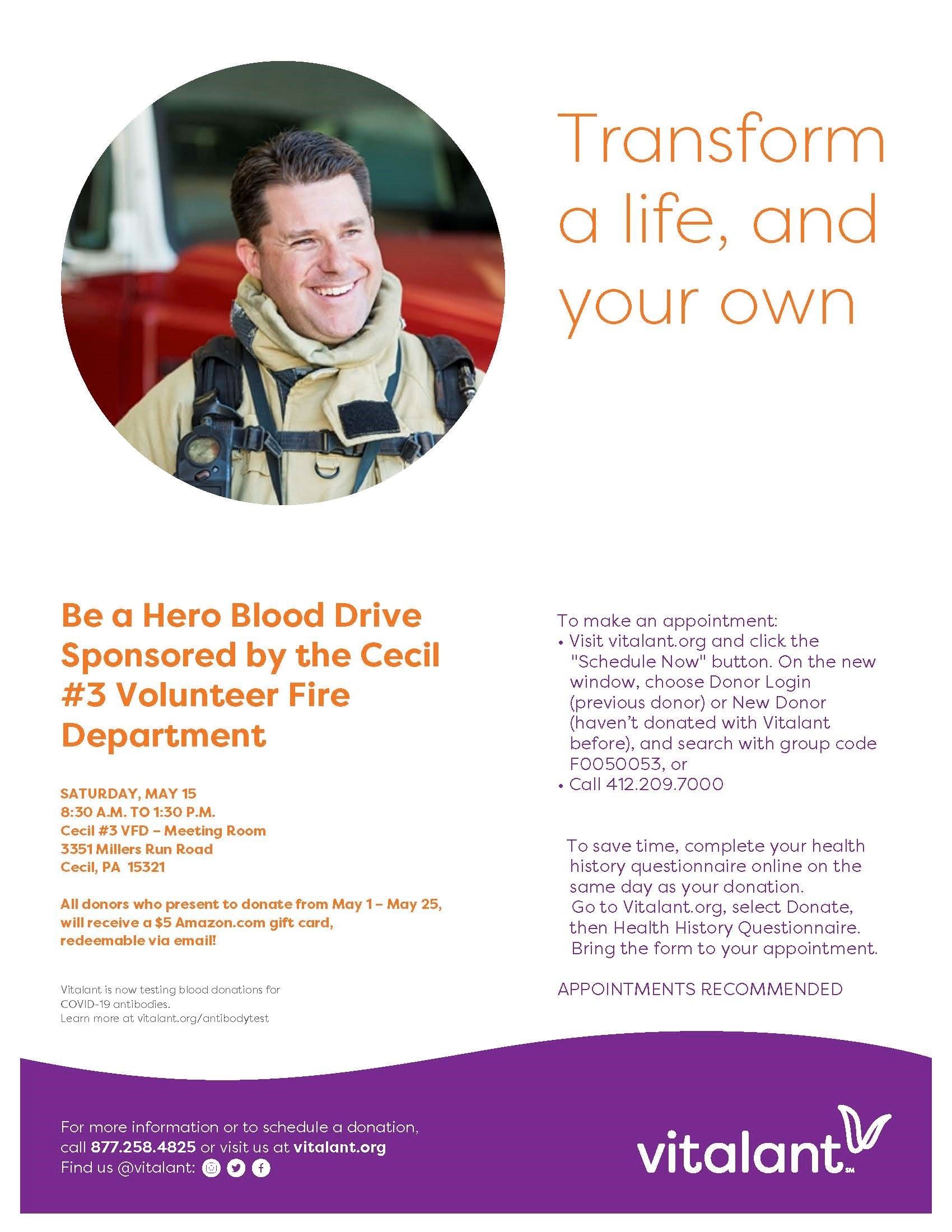 Blood Drive CVFD3